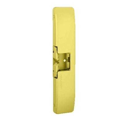 HES Electric Strike for Fire Rated Device, 3/4 Pullman, Safe or Secure, 12 or 24V, 605 Bright Brass 9500-605